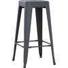 ΣΚΑΜΠΟ ΜΠΑΡ ΜΕΤΑΛΛΙΚΟ MELITA-PRO HM8642.50 ΣΕ ΓΚΡΙ 43x43x78Υεκ.