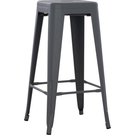 ΣΚΑΜΠΟ ΜΠΑΡ ΜΕΤΑΛΛΙΚΟ MELITA-PRO HM8642.50 ΣΕ ΓΚΡΙ 43x43x78Υεκ.