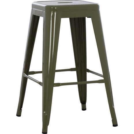 ΣΚΑΜΠΟ ΜΕΣΑΙΟΥ ΥΨΟΥΣ ΜΕΤΑΛΛΙΚΟ MELITA-PRO HM8573.43 DARK OLIVE GREEN 43x43x67Υεκ.