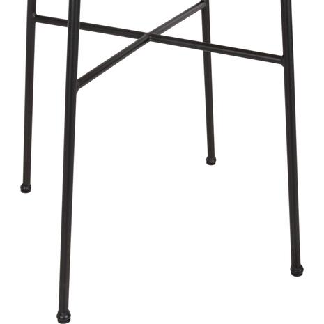 ΣΕΤ ΕΞΩΤΕΡΙΚΟΥ ΧΩΡΟΥ 3ΤΜΧ ALLEGRA HM10477 WICKER ΜΠΕΖ-ΜΕΤΑΛΛΟ ΜΑΥΡΟ