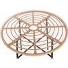 ΣΕΤ ΕΞΩΤΕΡΙΚΟΥ ΧΩΡΟΥ 3ΤΜΧ ALLEGRA HM10476 WICKER ΜΠΕΖ-ΜΕΤΑΛΛΟ ΜΑΥΡΟ