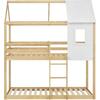ΠΑΙΔΙΚΗ ΚΟΥΚΕΤΑ ΣΠΙΤΑΚΙ τ.MONTESSORI HOOD HM705.01 ΞΥΛΟ ΠΕΥΚΟΥ ΣΕ ΦΥΣΙΚΟ-ΣΤΡΩΜΑΤΑ 190x90εκ