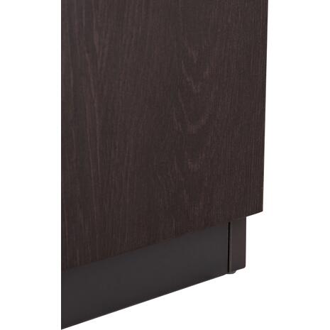 ΒΙΒΛΙΟΘΗΚΗ ΓΡΑΦΕΙΟΥ ΕΠΑΓΓΕΛΜΑΤΙΚΗ ROSEWOOD HM2089 ΜΕΛΑΜΙΝΗ ΓΚΡΙ-WENGE 80Χ40Χ200Υεκ.