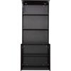 ΒΙΒΛΙΟΘΗΚΗ ΓΡΑΦΕΙΟΥ ΕΠΑΓΓΕΛΜΑΤΙΚΗ ROSEWOOD HM2089 ΜΕΛΑΜΙΝΗ ΓΚΡΙ-WENGE 80Χ40Χ200Υεκ.