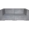 CONCRETE 2Θέσιος Kαναπές Κήπου - Βεράντας, Cement Grey (Ε6200,2)