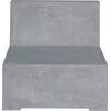 CONCRETE Καρέκλα Σαλονιού Κήπου - Βεράντας, Cement Grey (Ε6200,1)