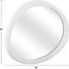 ΚΑΘΡΕΠΤΗΣ ΤΟΙΧΟΥ ΟΒΑΛ ΣΕΙΡΑ SANTORINI HM4513 MDF ΣΕ ΥΠΟΛΕΥΚΟ 90x3,2x60Υεκ