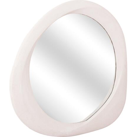 ΚΑΘΡΕΠΤΗΣ ΤΟΙΧΟΥ ΟΒΑΛ ΣΕΙΡΑ SANTORINI HM4511 MDF ΣΕ ΥΠΟΛΕΥΚΟ 82x3,5x74Υεκ