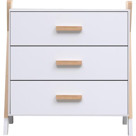 ΣΥΡΤΑΡΙΕΡΑ ΠΑΙΔΙΚH PASCHAL HM2493.03 ΜΕΛΑΜΙΝΗ-ΞΥΛΟ ΠΕΥΚΟΥ 76x40x80.5Υεκ