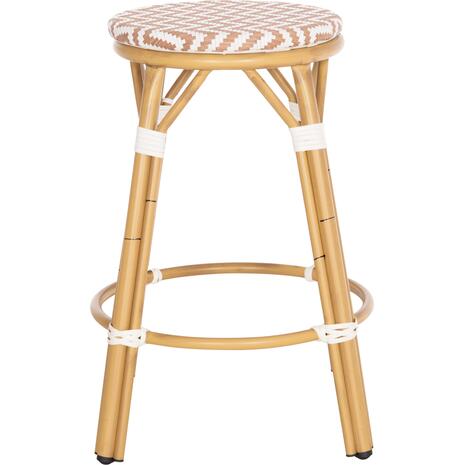 ΣΚΑΜΠΟ ΑΛΟΥΜΙΝΙΟΥ ΜΕΣ.ΥΨΟΥΣ CHINO HM6286.04 BAMBOO LOOK ΦΥΣΙΚΟ & TEXTILENE 43x43x65Υεκ
