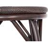 ΣΚΑΜΠΟ ΑΛΟΥΜΙΝΙΟΥ ΜΕΣ.ΥΨΟΥΣ CHINO HM6286.01 BAMBOO LOOK & TEXTILENE ΚΑΦΕ 43x43x65Υεκ