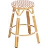 ΣΚΑΜΠΟ ΑΛΟΥΜΙΝΙΟΥ ΜΕΣ.ΥΨΟΥΣ CHINO HM6286.04 BAMBOO LOOK ΦΥΣΙΚΟ & TEXTILENE 43x43x65Υεκ