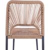 ΚΑΡΕΚΛΑ ΑΛΟΥΜΙΝΙΟΥ ΓΚΡΙ ΜΕ P.E.TWIST RATTAN ΜΠΕΖ HM5770.02 45x63x82Υ εκ.