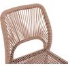 ΚΑΡΕΚΛΑ ΑΛΟΥΜΙΝΙΟΥ ΓΚΡΙ ΜΕ P.E.TWIST RATTAN ΜΠΕΖ HM5770.02 45x63x82Υ εκ.