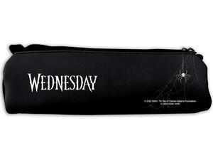 Κασετίνα βαρελάκι Wednesday δερμάτινη 3 θέσεων