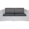 CONCRETE Set Μαξιλάρια Καναπέ Γκρι Ύφασμα Water Repellent 4 Tεμάχια (Ε6200,Μ2)