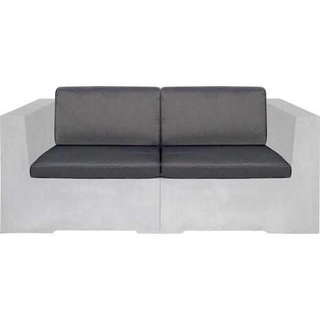 CONCRETE Set Μαξιλάρια Καναπέ Γκρι Ύφασμα Water Repellent 4 Tεμάχια (Ε6200,Μ2)