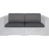 CONCRETE Set Μαξιλάρια Καναπέ Γκρι Ύφασμα Water Repellent 4 Tεμάχια (Ε6200,Μ2)