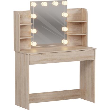 ΤΟΥΑΛΕΤΑ ΜΕ ΦΩΤΙΣΜΟ LED-ΡΑΦΙΑ-ΣΥΡΤΑΡΙΑ LAURYN HM2502.01 SONAMA 101.8x40x139.5Υεκ