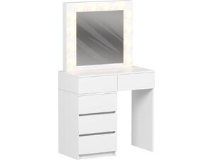 ΤΟΥΑΛΕΤΑ ΜΕ ΦΩΤΙΣΜΟ LED & ΣΥΡΤΑΡΙΑ BEYON HM2500.03 ΜΕΛΑΜΙΝΗ ΣΕ ΛΕΥΚΟ 80x40x140Υεκ.