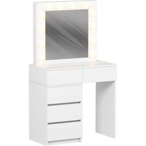 ΤΟΥΑΛΕΤΑ ΜΕ ΦΩΤΙΣΜΟ LED & ΣΥΡΤΑΡΙΑ BEYON HM2500.03 ΜΕΛΑΜΙΝΗ ΣΕ ΛΕΥΚΟ 80x40x140Υεκ.