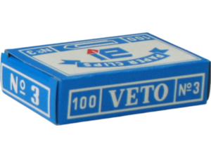 Συνδετήρες μεταλλικοί VETO Nο3 Συσκευασία 100 τεμαχίων