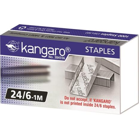 Σύρματα Συρραπτικού KANGARO 24/6 (συσκευασία 1000 τεμαχίων)