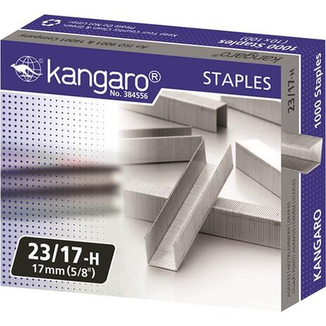 Σύρματα συρραπτικού Kangaro 23/17-H (συσκευασία 1000 τεμαχίων)
