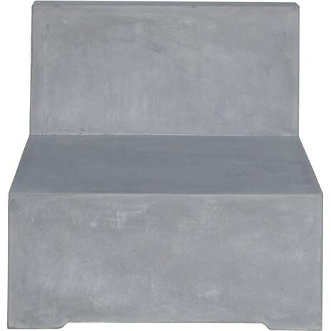 CONCRETE Καρέκλα Σαλονιού Κήπου - Βεράντας, Cement Grey (Ε6200,1)