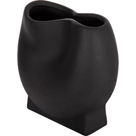 ΕΠΙΤΡΑΠΕΖΙΟ ΚΕΡΑΜΙΚΟ ΔΙΑΚΟΣΜΗΤΙΚΟ GLAΖΕ HM4610.02 ΜΑΥΡΟ ΜΑΤ 26x14x25Υεκ