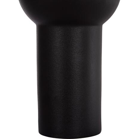 ΕΠΙΤΡΑΠΕΖΙΟ ΚΕΡΑΜΙΚΟ ΔΙΑΚΟΣΜΗΤΙΚΟ SCEPTER HM4605.02 ΜΑΥΡΟ ΜΑΤ Φ15x30Υ εκ.
