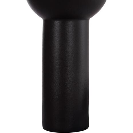 ΕΠΙΤΡΑΠΕΖΙΟ ΚΕΡΑΜΙΚΟ ΔΙΑΚΟΣΜΗΤΙΚΟ SCEPTER HM4604.02 ΜΑΥΡΟ ΜΑΤ Φ17x39Υεκ