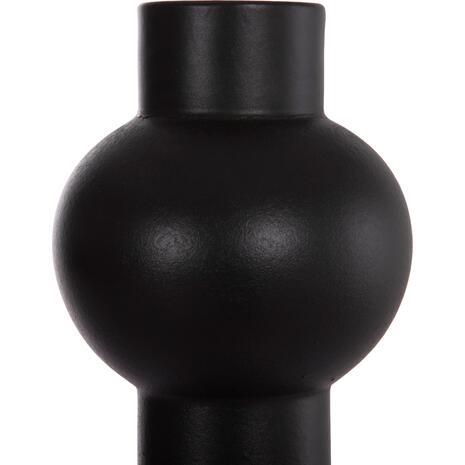 ΕΠΙΤΡΑΠΕΖΙΟ ΚΕΡΑΜΙΚΟ ΔΙΑΚΟΣΜΗΤΙΚΟ SCEPTER HM4604.02 ΜΑΥΡΟ ΜΑΤ Φ17x39Υεκ