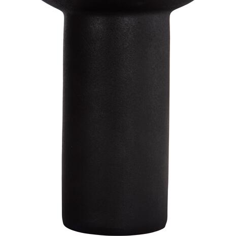 ΕΠΙΤΡΑΠΕΖΙΟ ΚΕΡΑΜΙΚΟ ΔΙΑΚΟΣΜΗΤΙΚΟ ELENDIL HM4602.02 ΜΑΥΡΟ ΜΑΤ Φ23x32Υ εκ