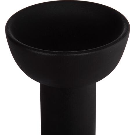 ΕΠΙΤΡΑΠΕΖΙΟ ΚΕΡΑΜΙΚΟ ΔΙΑΚΟΣΜΗΤΙΚΟ ELENDIL HM4602.02 ΜΑΥΡΟ ΜΑΤ Φ23x32Υ εκ