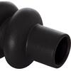 ΕΠΙΤΡΑΠΕΖΙΟ ΚΕΡΑΜΙΚΟ ΔΙΑΚΟΣΜΗΤΙΚΟ ROOK HM4627.02 ΜΑΥΡΟ ΜΑΤ Φ16x25,5Υεκ