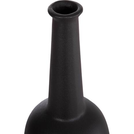 ΕΠΙΤΡΑΠΕΖΙΟ ΚΕΡΑΜΙΚΟ ΔΙΑΚΟΣΜΗΤΙΚΟ ELENDIL HM4592.02 ΜΑΥΡΟ ΜΑΤ Φ10x30Υεκ