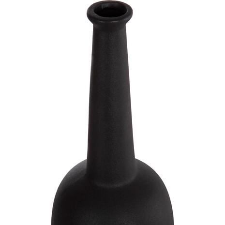 ΕΠΙΤΡΑΠΕΖΙΟ ΚΕΡΑΜΙΚΟ ΔΙΑΚΟΣΜΗΤΙΚΟ ELENDIL HM4591.02 ΜΑΥΡΟ ΜΑΤ Φ12x39.5Υεκ