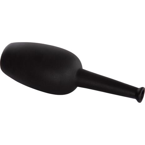 ΕΠΙΤΡΑΠΕΖΙΟ ΚΕΡΑΜΙΚΟ ΔΙΑΚΟΣΜΗΤΙΚΟ ELENDIL HM4591.02 ΜΑΥΡΟ ΜΑΤ Φ12x39.5Υεκ