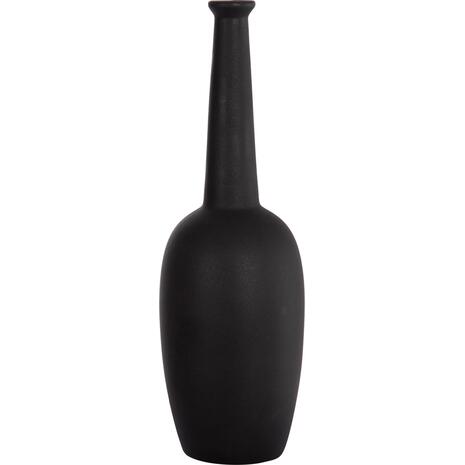 ΕΠΙΤΡΑΠΕΖΙΟ ΚΕΡΑΜΙΚΟ ΔΙΑΚΟΣΜΗΤΙΚΟ ELENDIL HM4591.02 ΜΑΥΡΟ ΜΑΤ Φ12x39.5Υεκ