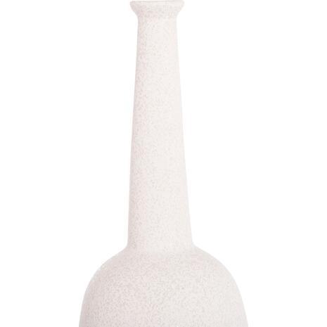 ΕΠΙΤΡΑΠΕΖΙΟ ΚΕΡΑΜΙΚΟ ΔΙΑΚΟΣΜΗΤΙΚΟ ELENDIL HM4591.01 ΥΠΟΛΕΥΚΟ ΚΡΥΣΤΑΛΛΙΚΟ Φ12x39.5Υεκ