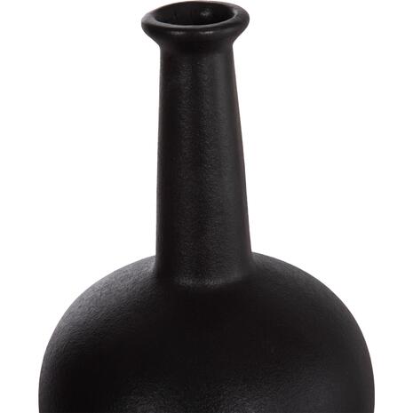 ΕΠΙΤΡΑΠΕΖΙΟ ΚΕΡΑΜΙΚΟ ΔΙΑΚΟΣΜΗΤΙΚΟ ELENDIL HM4593.02 ΜΑΥΡΟ ΜΑΤ 14,5x25Υεκ