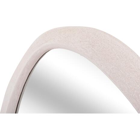 ΚΑΘΡΕΠΤΗΣ ΤΟΙΧΟΥ ΟΒΑΛ ΣΕΙΡΑ SANTORINI HM4514 MDF ΣΕ ΥΠΟΛΕΥΚΟ 48x3,2x60Υεκ