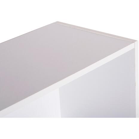 ΡΑΦΙΕΡΑ ΤΟΙΧΟΥ CUBICON HM9941.01 ΛΕΥΚΗ ΜΕΛΑΜΙΝΗ 38,5x23,5x80Υεκ.