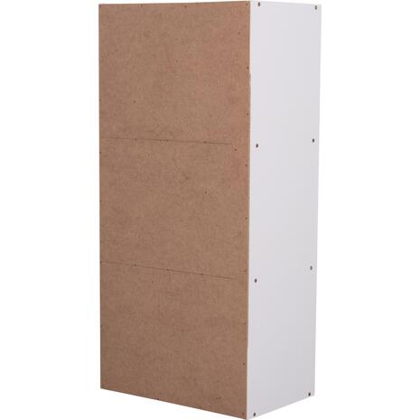 ΡΑΦΙΕΡΑ ΤΟΙΧΟΥ CUBICON HM9941.01 ΛΕΥΚΗ ΜΕΛΑΜΙΝΗ 38,5x23,5x80Υεκ.