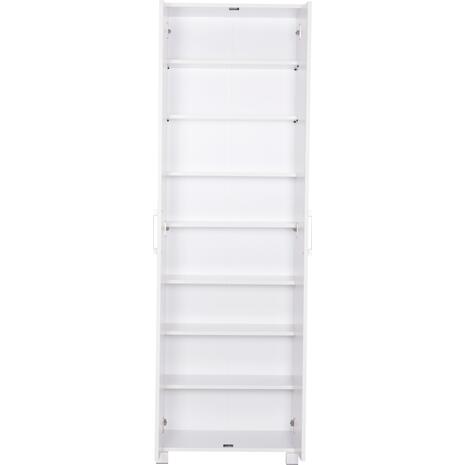 ΠΑΠΟΥΤΣΟΘΗΚΗ-ΝΤΟΥΛΑΠΑ CLUSE HM2403.03 ΜΕΛΑΜΙΝΗ ΛΕΥΚΟ ΧΡΩΜΑ 60Χ36,5Χ186,5Υεκ.
