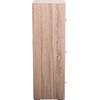 ΝΤΟΥΛΑΠΙ ΜΕ 3 ΑΠΟΘ. ΧΩΡΟΥΣ SORIANO HM9939.11 SONAMA OAK ΜΕΛΑΜΙΝΗ 40x39x119Υεκ.