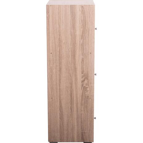 ΝΤΟΥΛΑΠΙ ΜΕ 3 ΑΠΟΘ. ΧΩΡΟΥΣ SORIANO HM9939.11 SONAMA OAK ΜΕΛΑΜΙΝΗ 40x39x119Υεκ.
