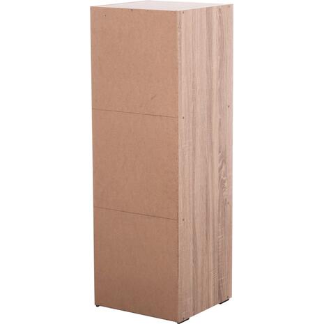 ΝΤΟΥΛΑΠΙ ΜΕ 3 ΑΠΟΘ. ΧΩΡΟΥΣ SORIANO HM9939.11 SONAMA OAK ΜΕΛΑΜΙΝΗ 40x39x119Υεκ.