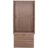 ΝΤΟΥΛΑΠΑ ΜΕ ΣΥΡΤΑΡΙΑ REINA HM2484.11 SONAMA OAK ΜΕΛΑΜΙΝΗ 80x48x183Υεκ.